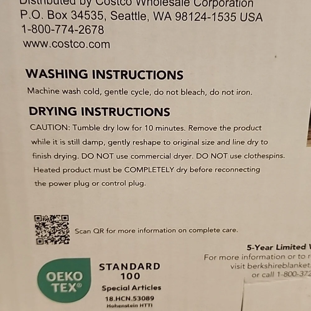 BERKSHIRE Heated Luxe Faux Fur Throw. Size: 50"x60" NWOT Final Sale - Picture 7 of 8